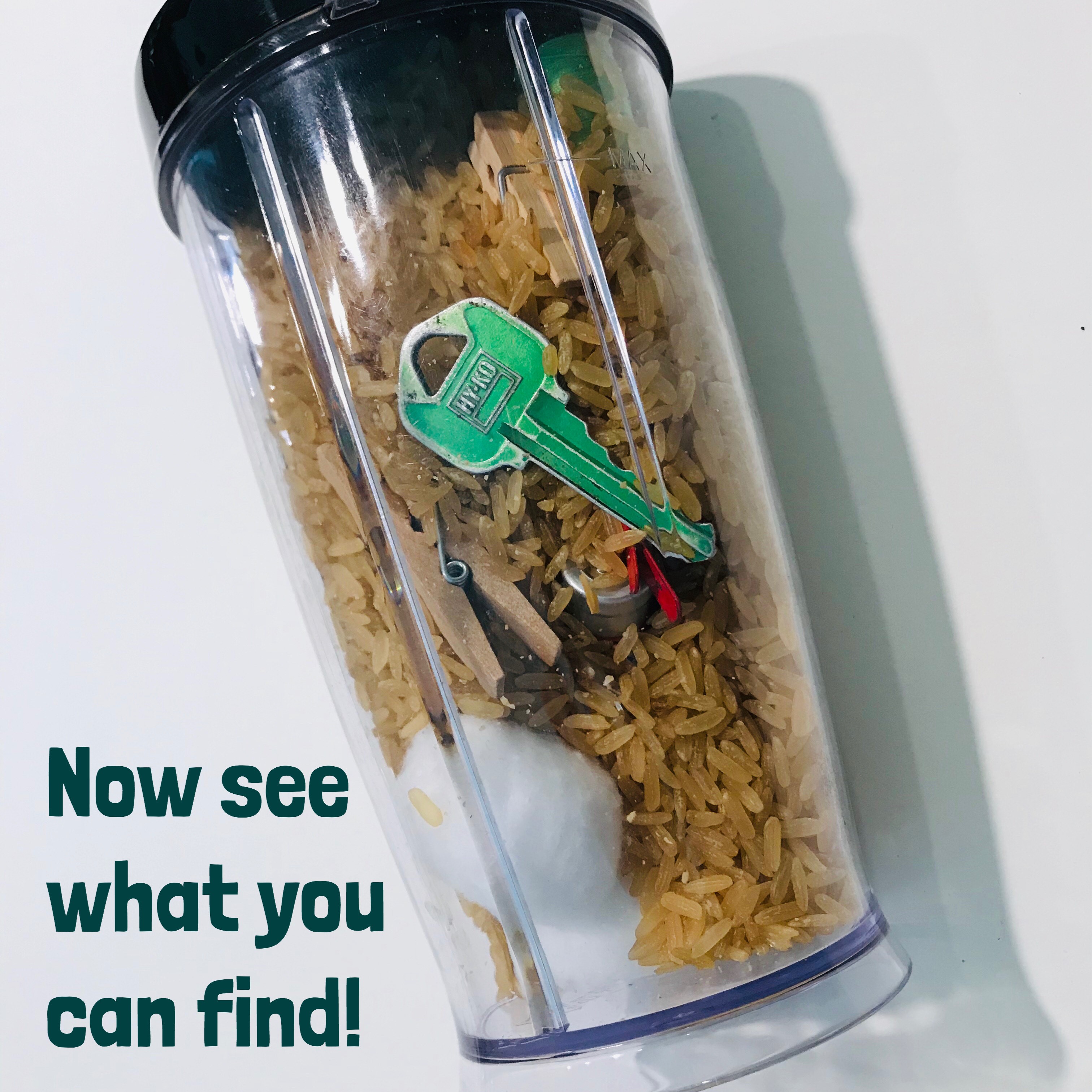 LARGE Search and Find Jar
