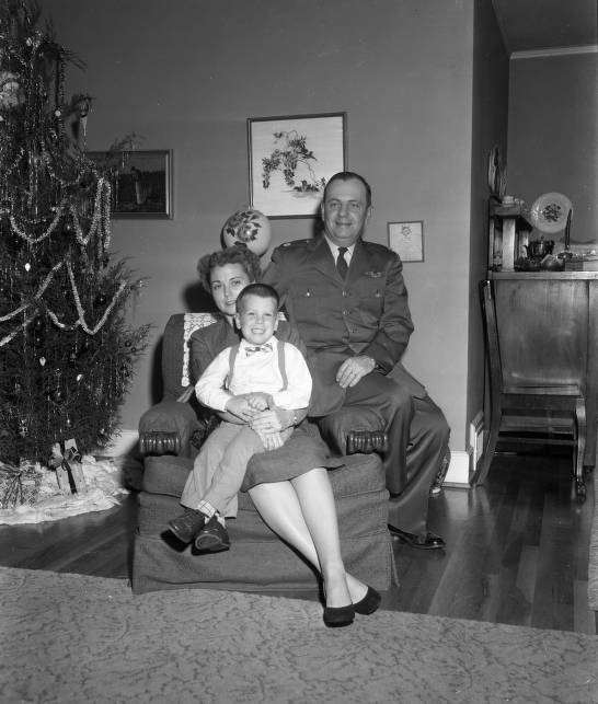 Horace Crouch and family 1956