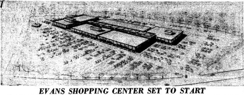 Evans Shopping Center, The State, June 15, 1960