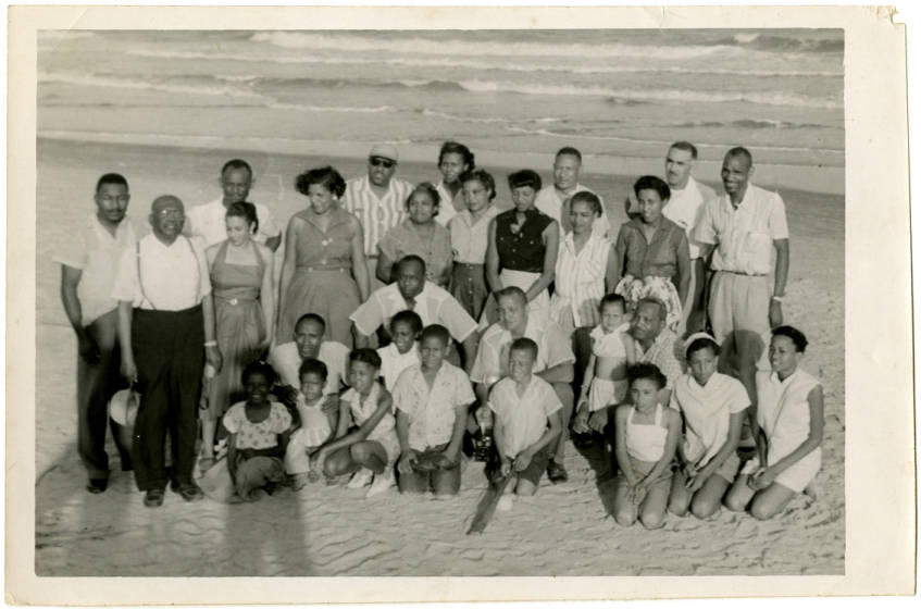 Party at Atlantic Beach, 1953. Image from the I. DeQuincey Newman Papers at the University of South Carolina. 