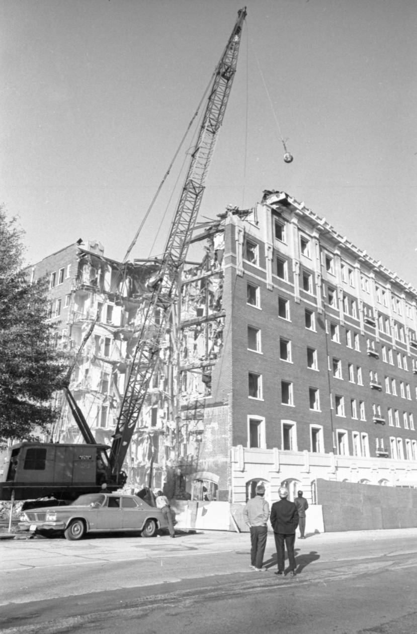 Jefferson Hotel demolition, 1968