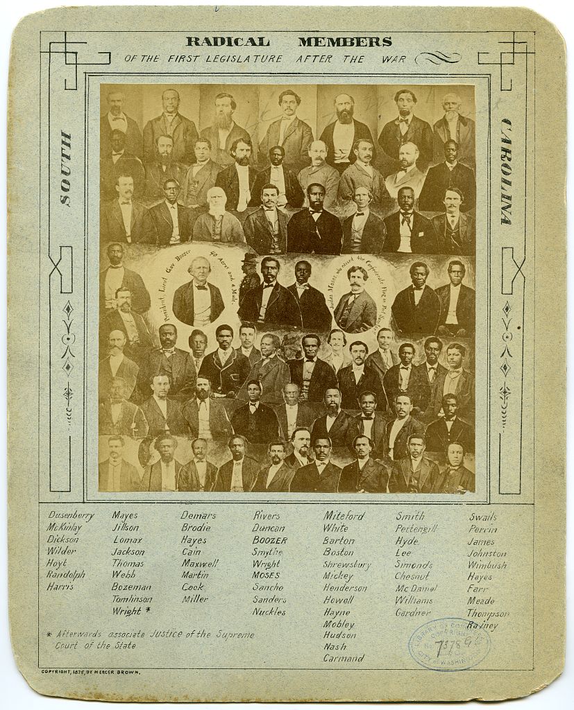 Redical Members of SC Legislature 1870 Library of Congress