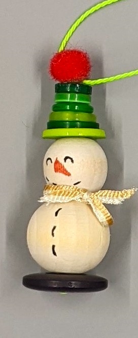 Snowperson with a bobble hat