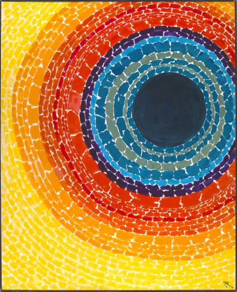 The Eclipse, 1970, acrylic on canvas