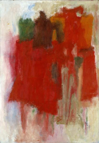 Red Abstraction, 1959, oil on canvas