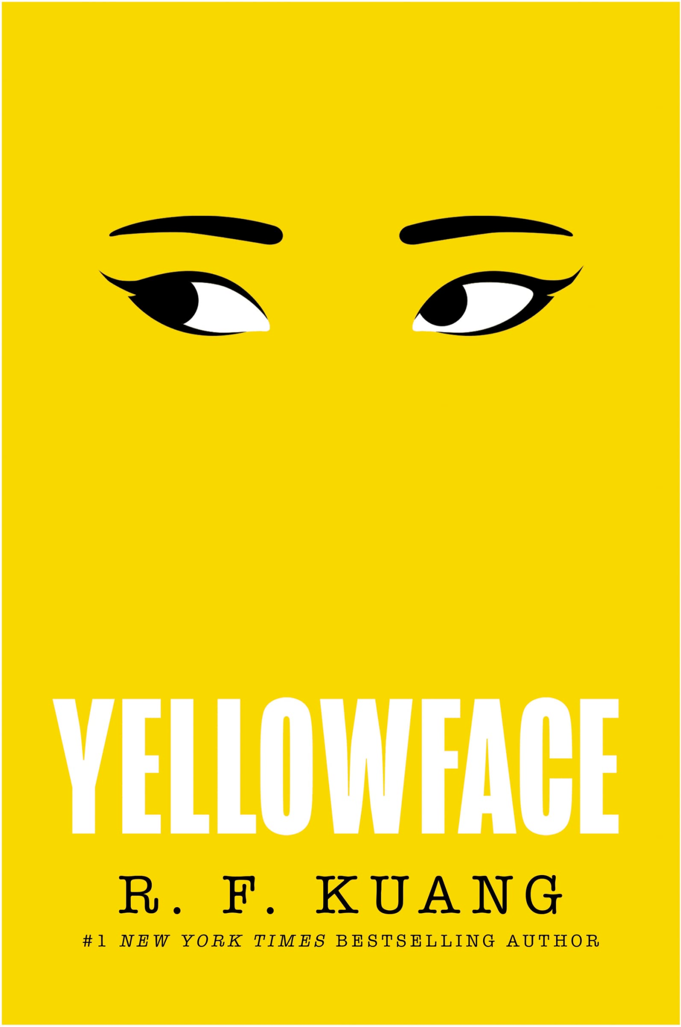 cover art for Yellowface by R F Kuang