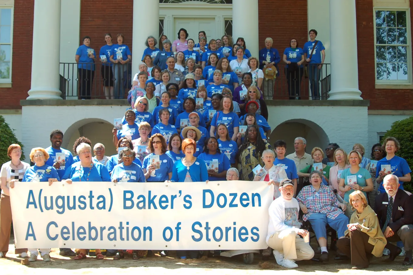 Storytellers gather at the end of Augusta Baker's Dozen