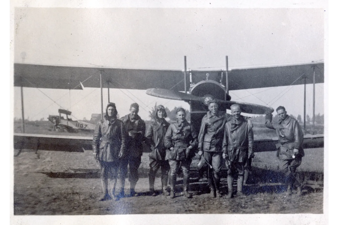 Pilots at Rosedale Landing Field 1917