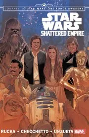 Illustrated cover of Star Wars Shattered Empire