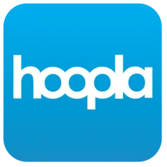 hoopla logo blue