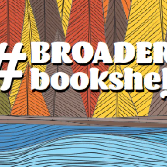 #BroaderBookshelf logo
