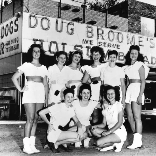 Waitresses at Doug Broome's