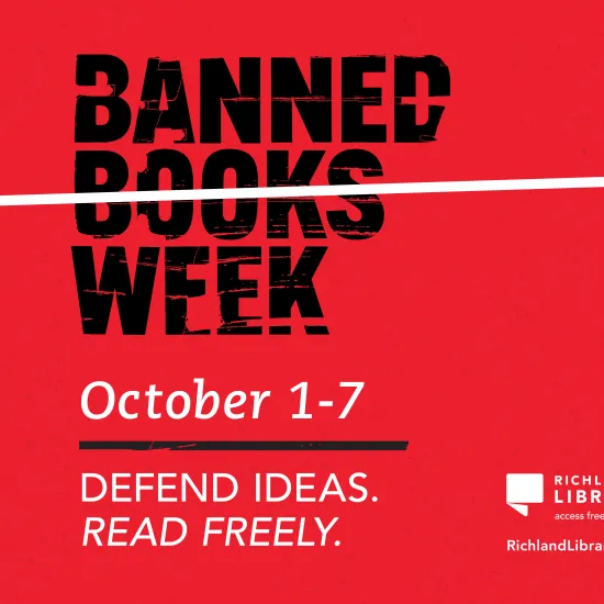 Banned book week digital sign