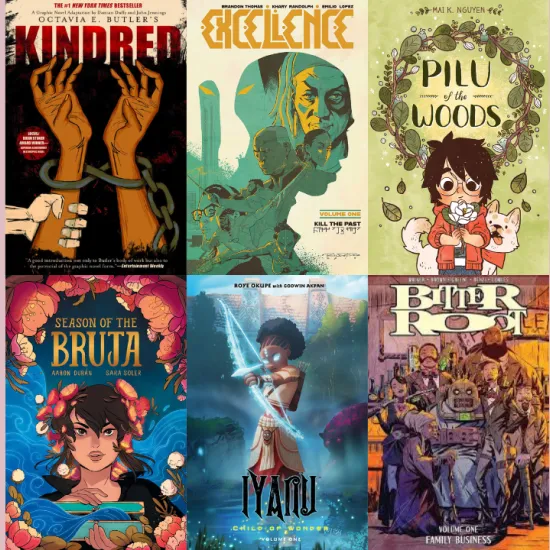 Cover of February Graphic Novel Selections