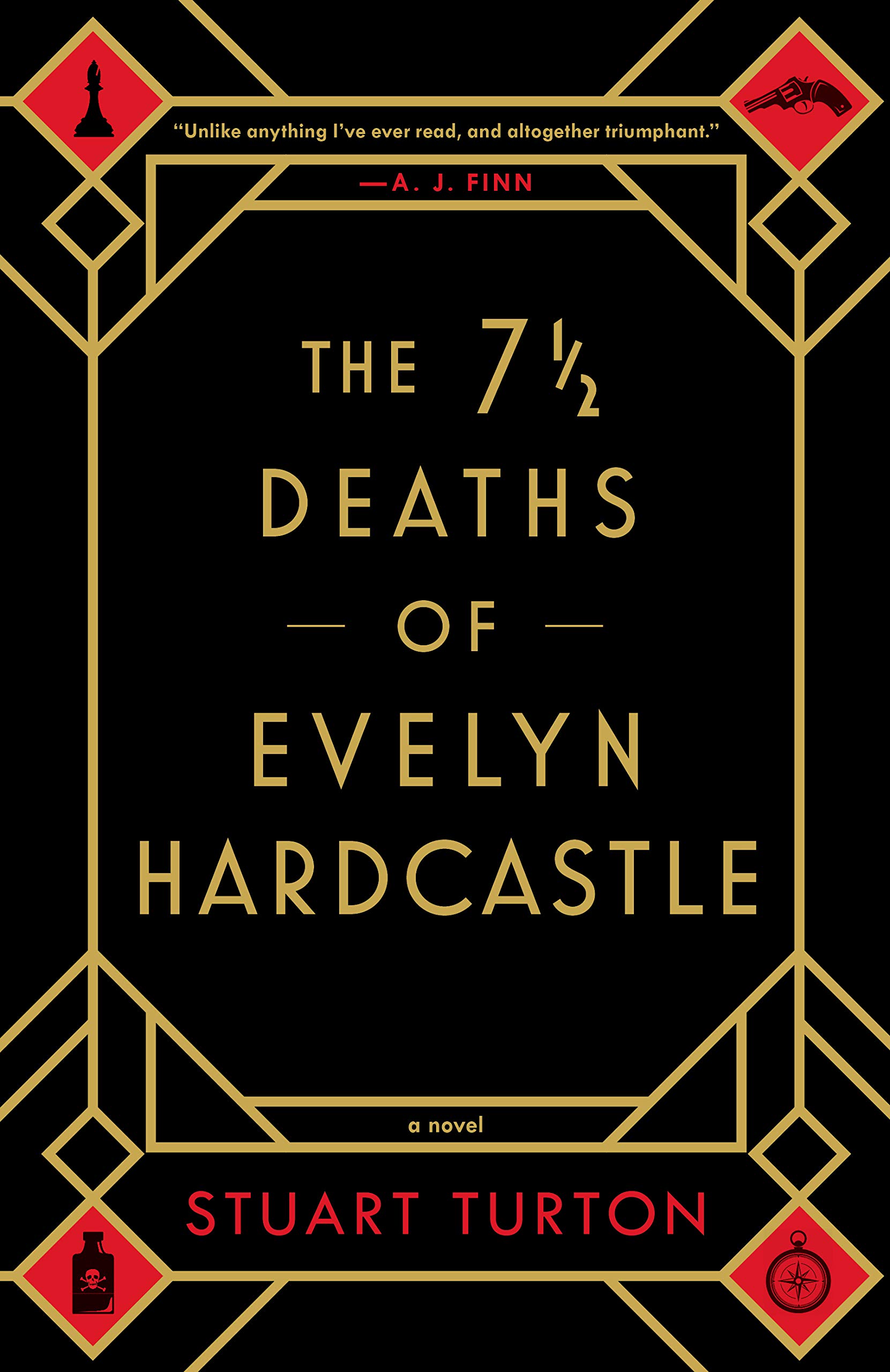 Book Jacket for The 7 1/2 Deaths of Evelyn Hardcastle