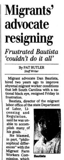 The State newspaper clipping, July 2, 1994
