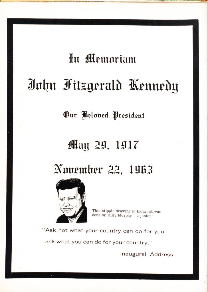 JFK memorial page