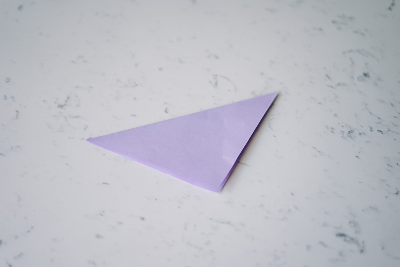origami folded into a square