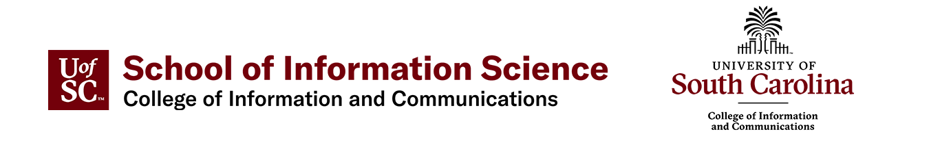 Logos for the college of information science and the School of Information and Communication
