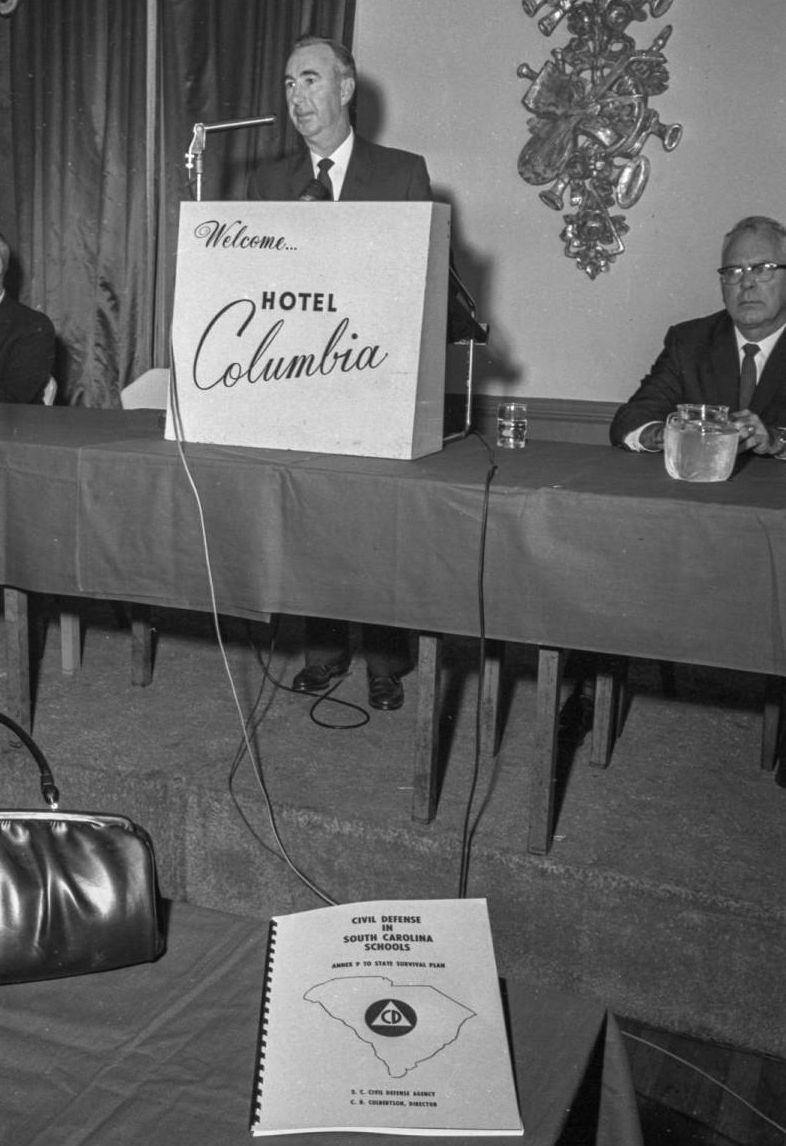 Civil Defense meeting in Columbia, 1962