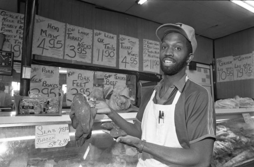 Dixie Supermarket 1985 employee