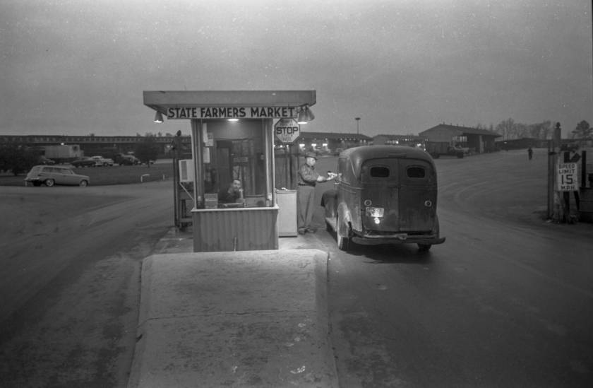 Entrance to State Farmers Market 1962 The State