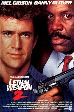 Mel Gibson, Danny Glover, and a gun