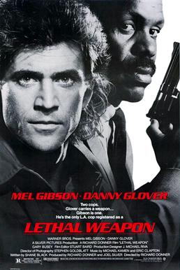 Mel Gibson, Danny Glover, and a gun