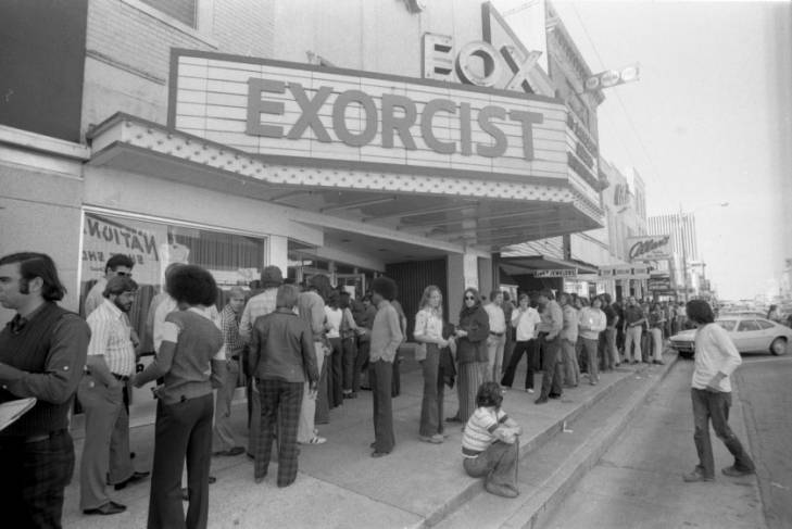 Line to see The Exorcist, 1974