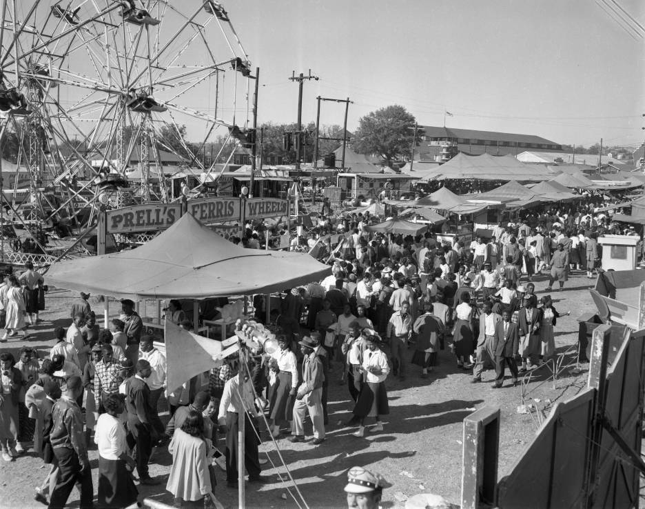 Negro State Fair Midway, 1955