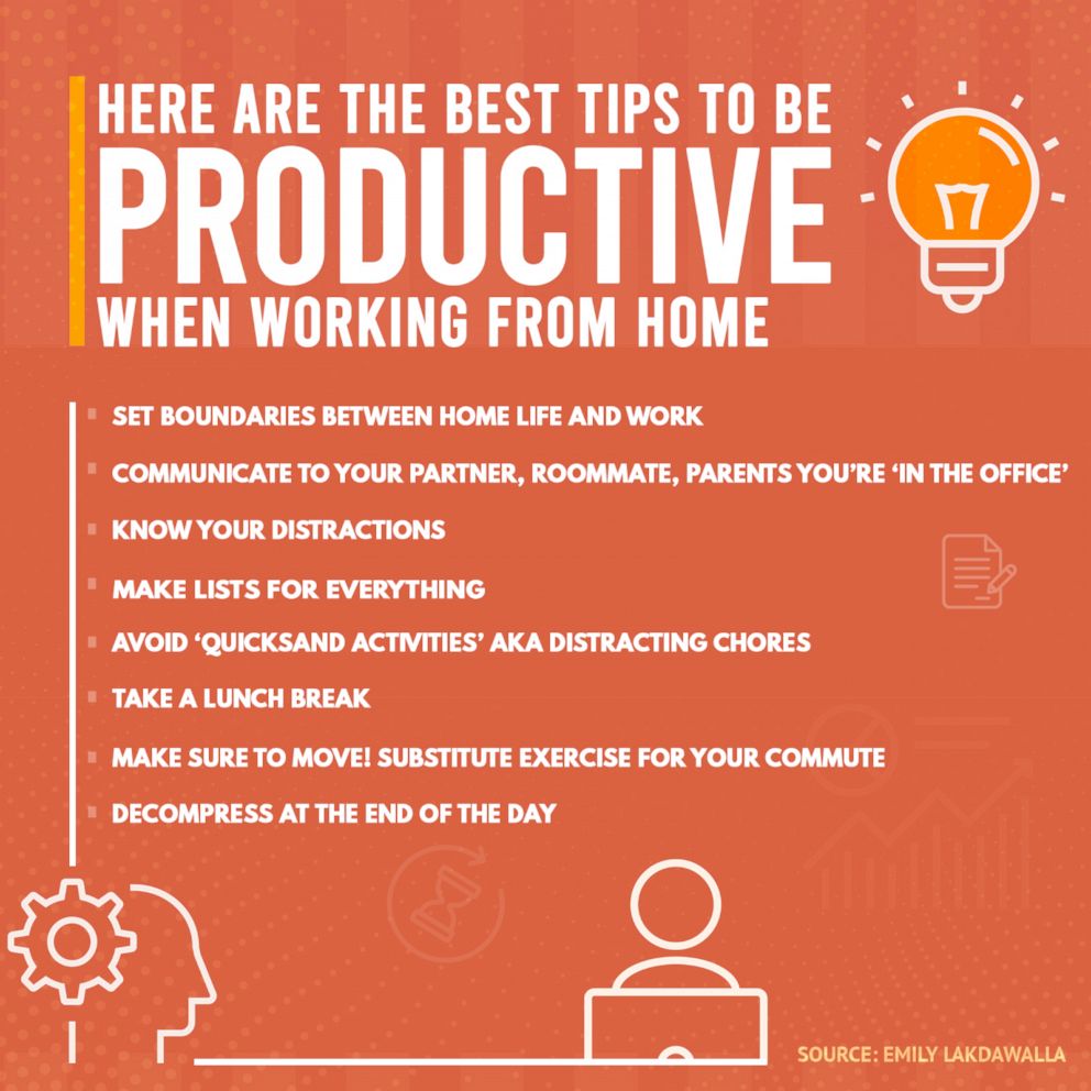 Productive Tips For Working From Home