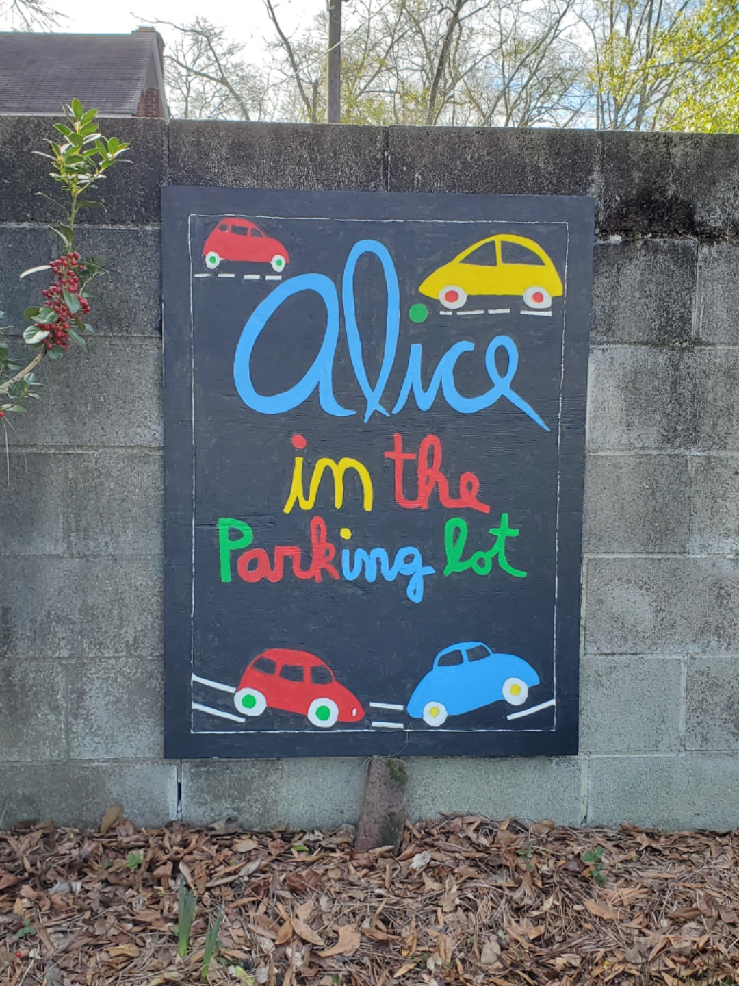 Alice in Wonderland Parking Lot