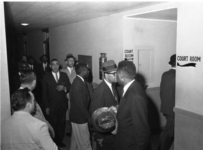 Trial of James Edwards, Jr. et al. at the Richland County Court House March 7, 1961