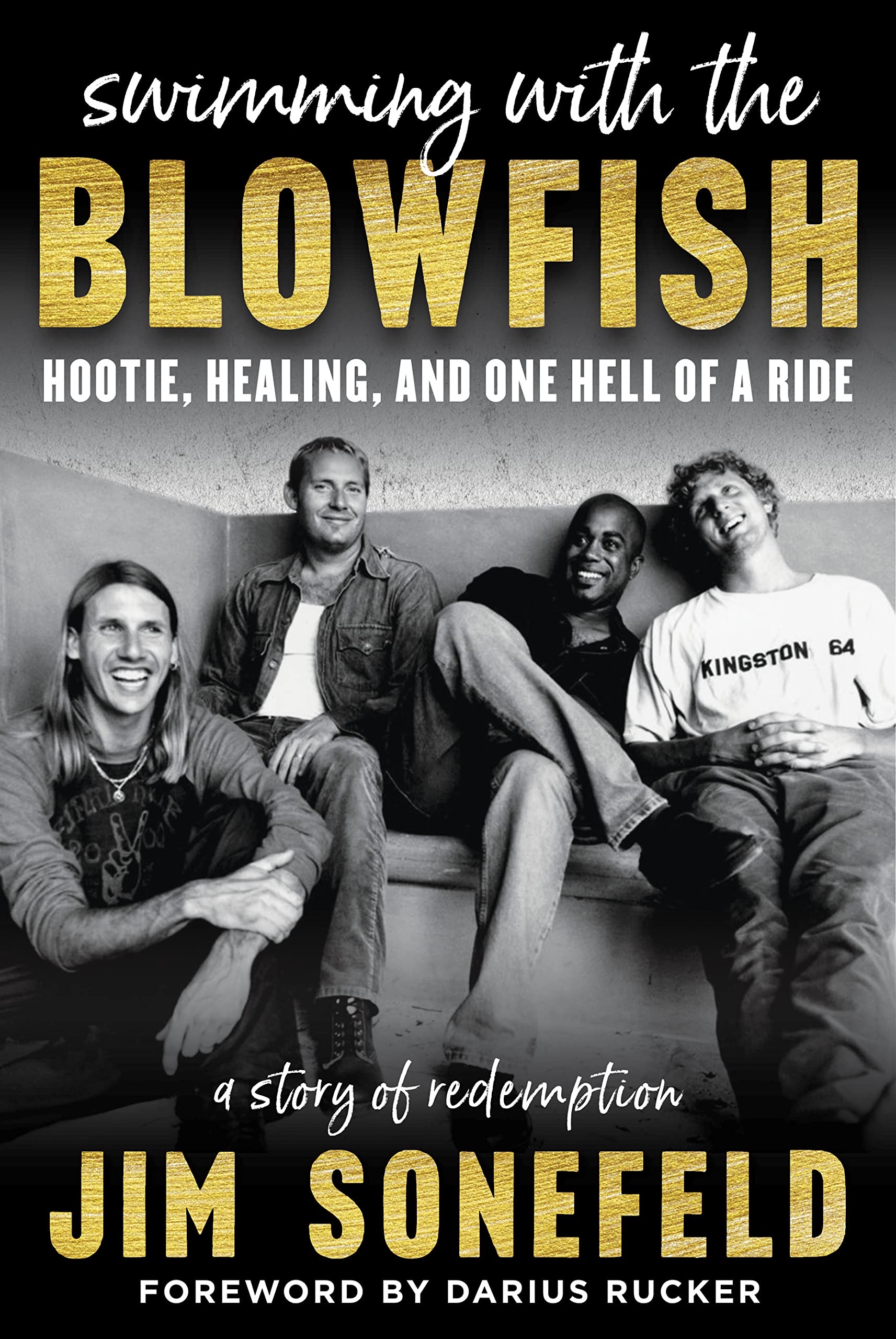 Cover of Swimming with the Blowfish by Jim Sonefeld