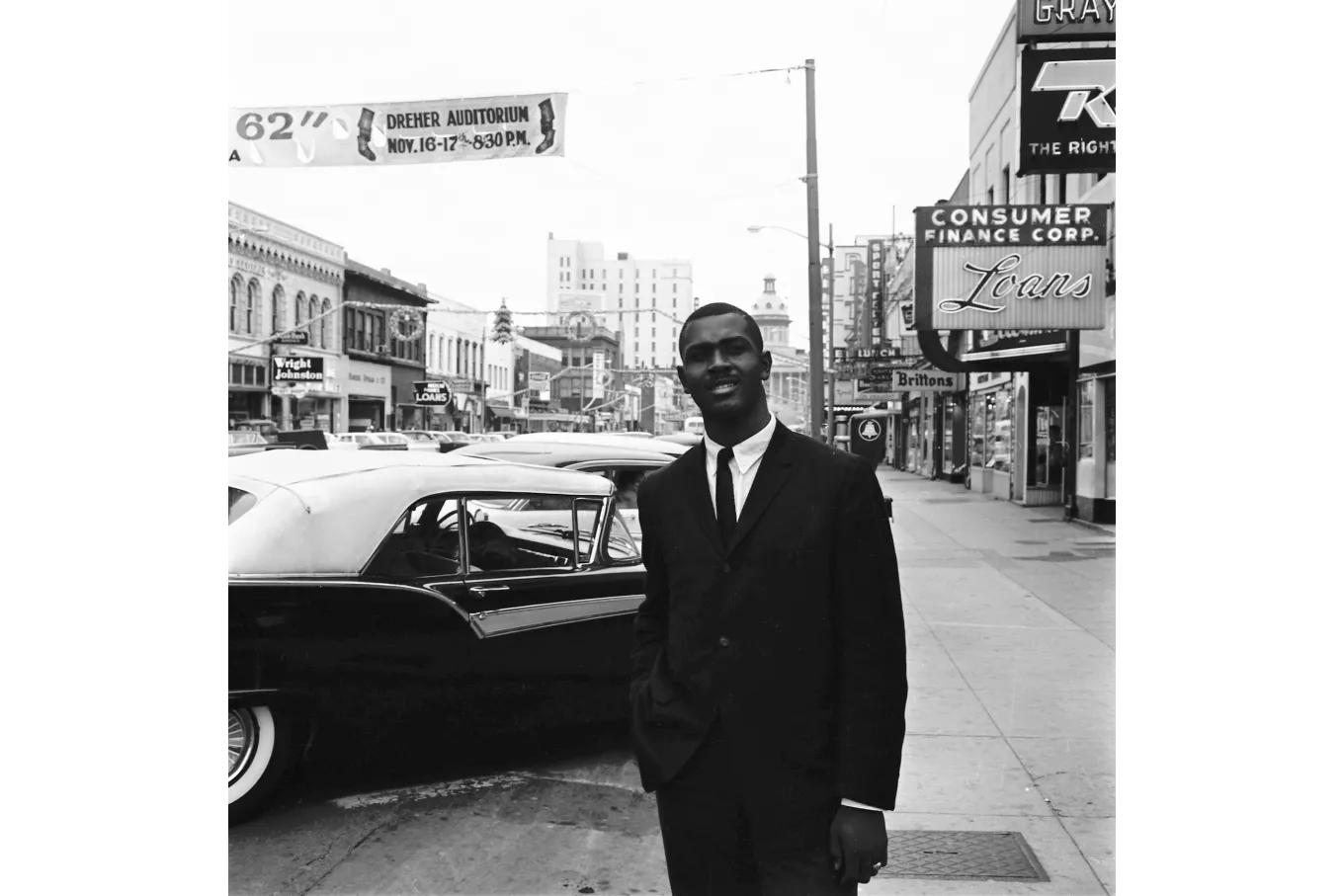 Harvey Gantt on Main Street, 1962