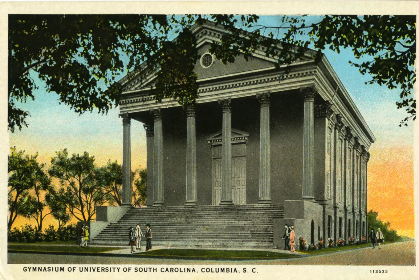 Gymnasium of the University of South Carolina.