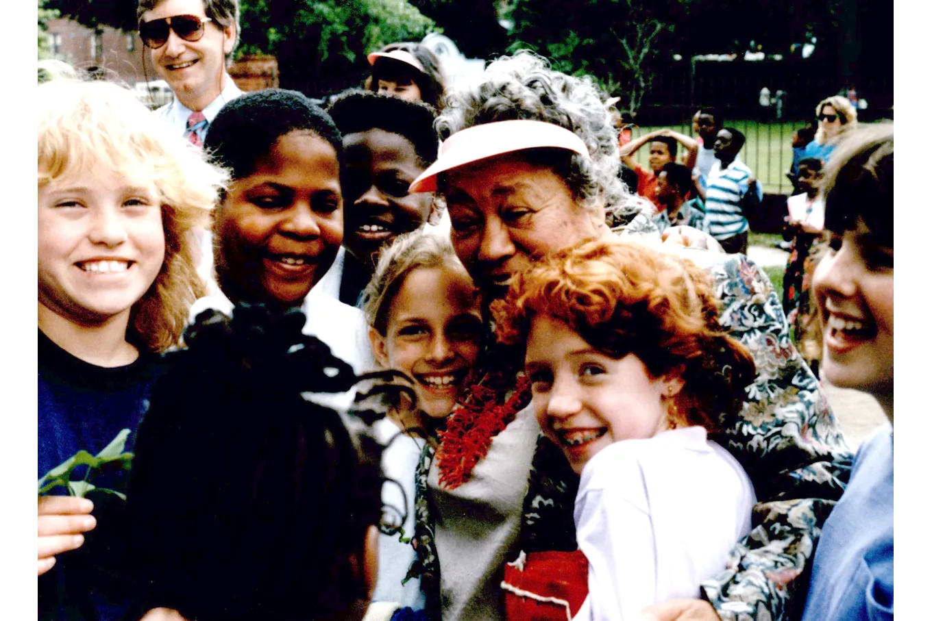 Augusta Baker with Children