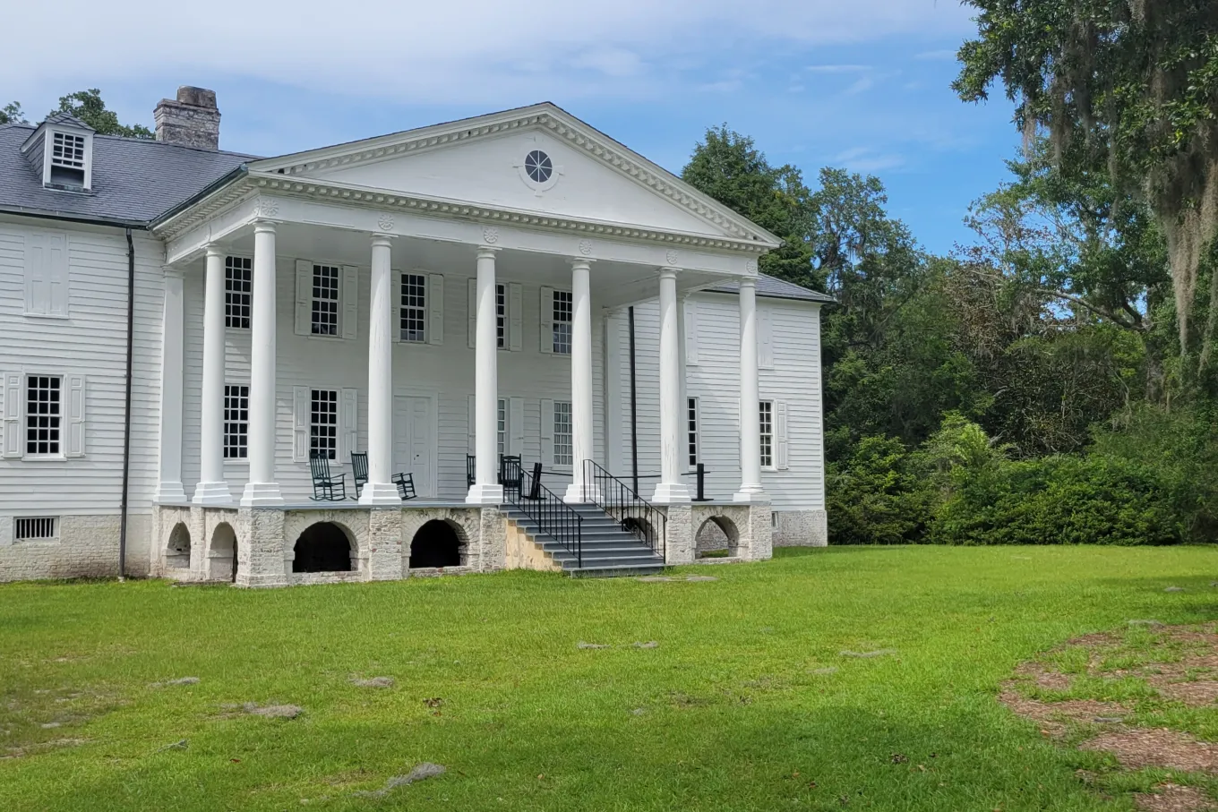 large plantation house