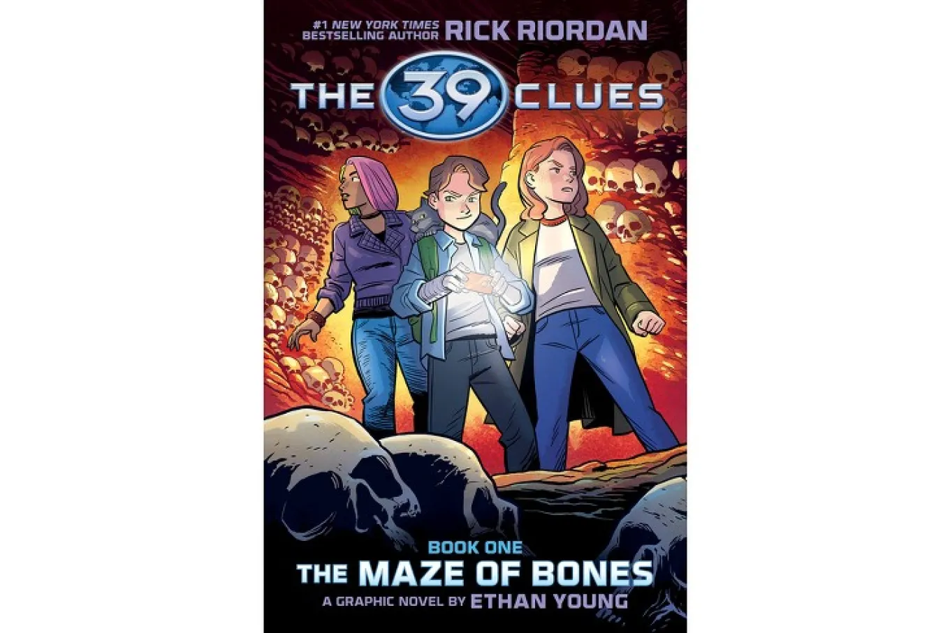 Cover to "The 39 Clues: Maze of Bones" graphic novel