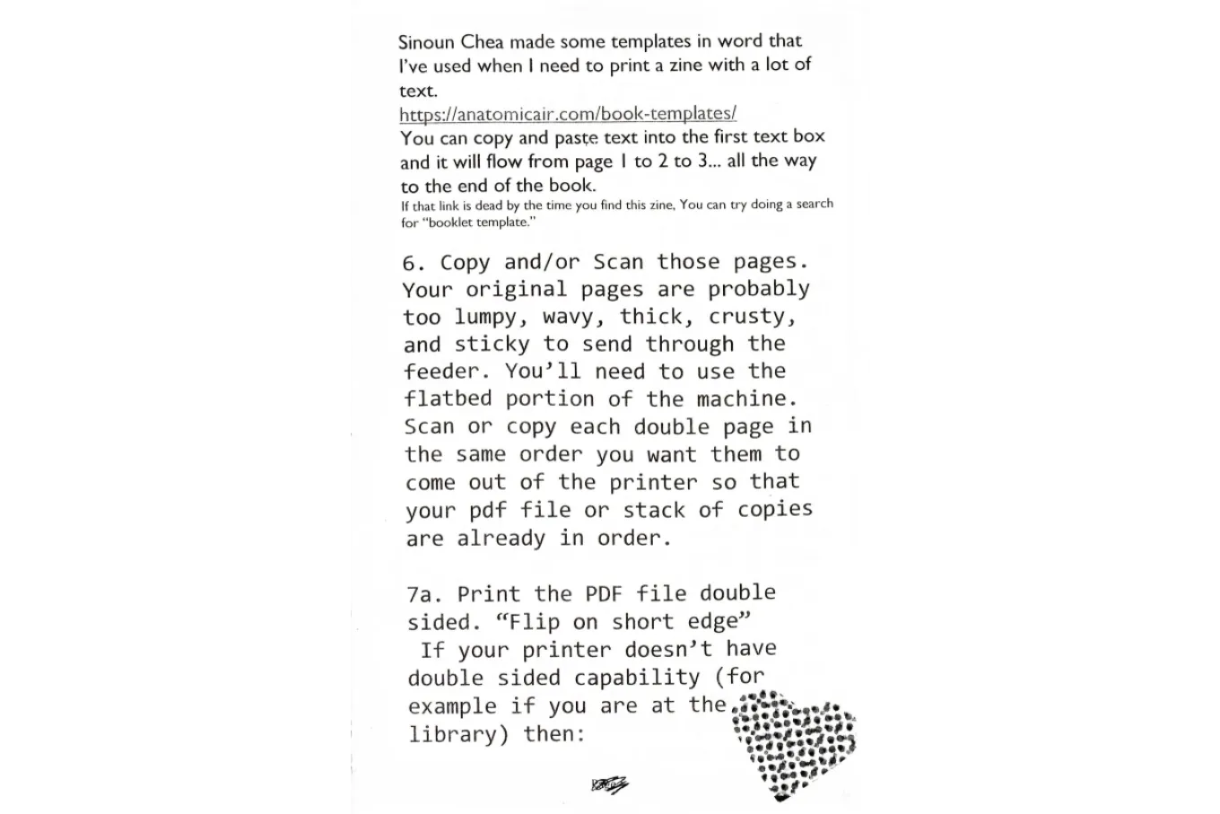 Guide to Making a Zine- Page 5