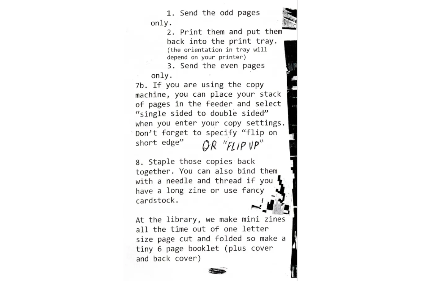 Guide to Making a Zine- Page 6