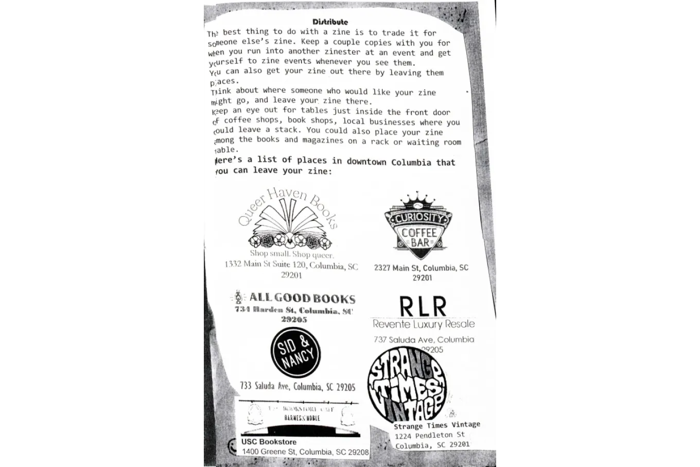 Guide to Making a Zine- Page 9