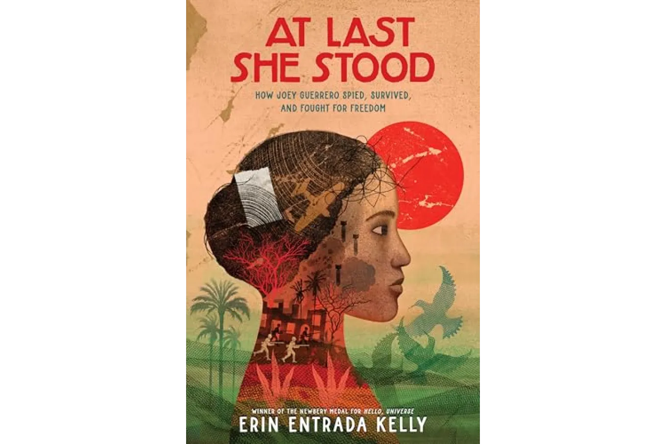 Cover of At Last She Stood: How Joey Guerrero Spied, Survived, and Fought for Freedom