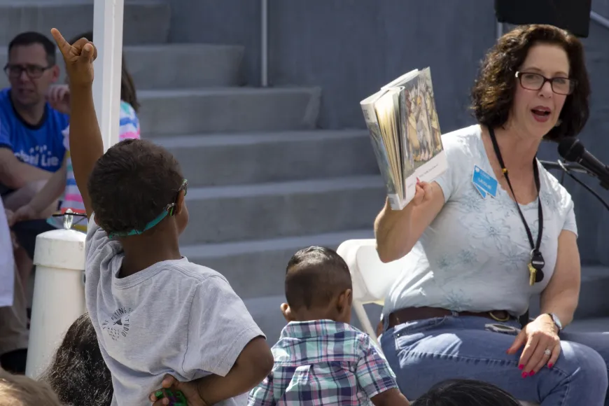 Storytime in the Plaza