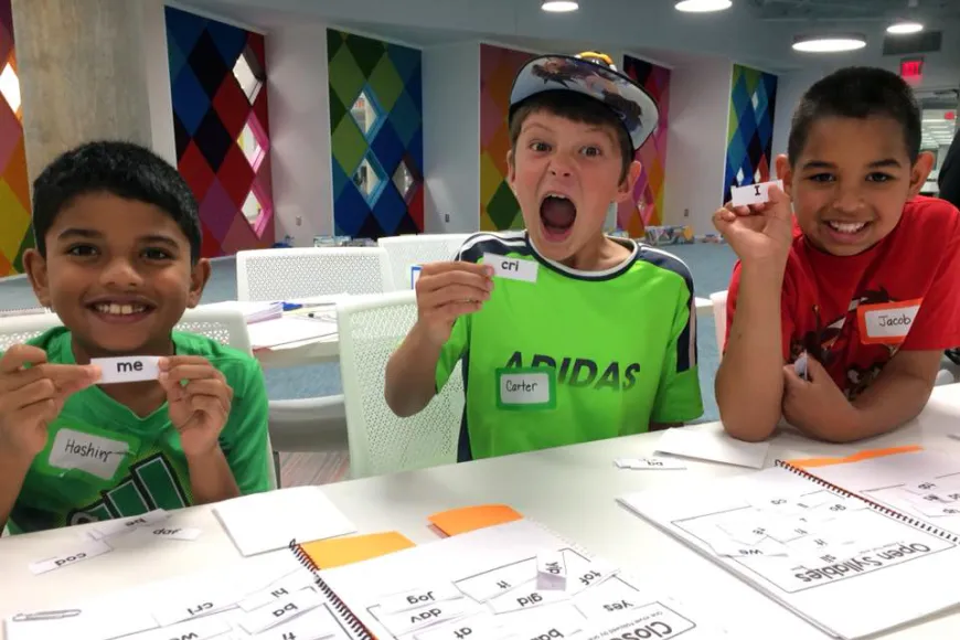 Third Grade reading workshop in the Education Studio 