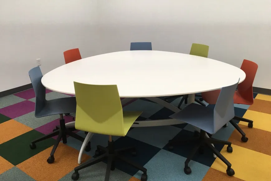 Table with six chairs
