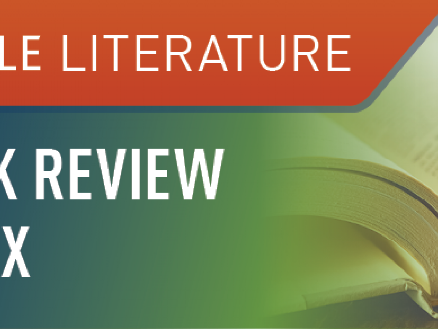 gale literature book review index