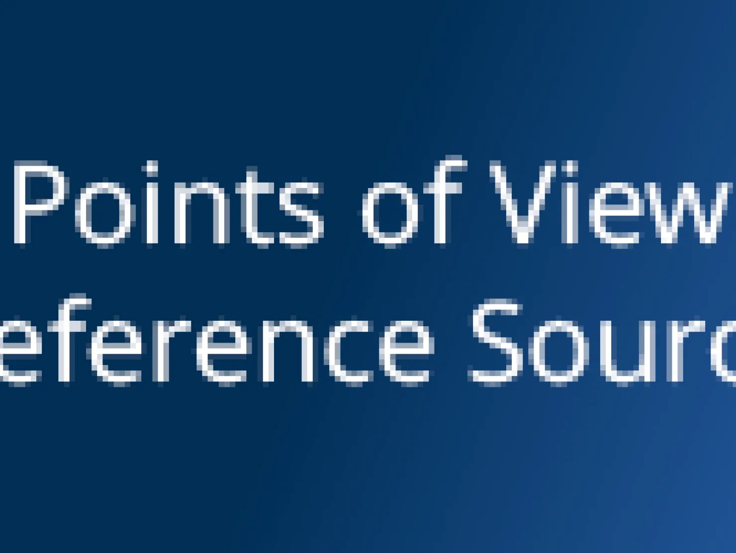 Points of View Reference Source | Richland Library