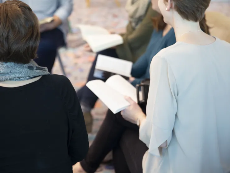 Book group meets discuss latest read