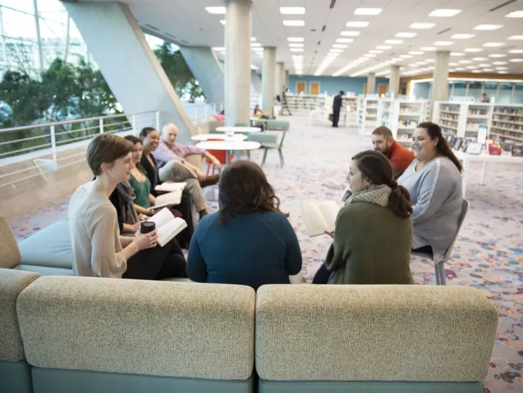 Book group meets discuss latest read